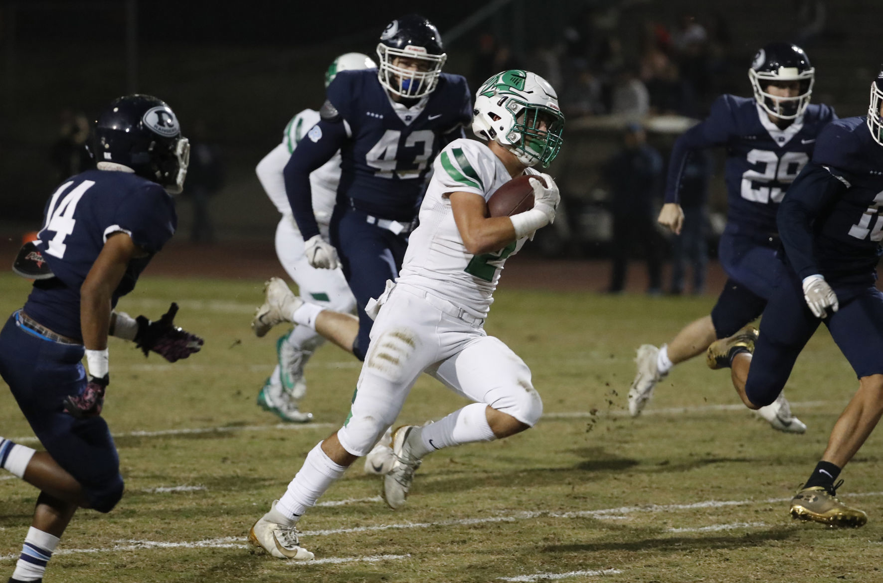 St. Joseph Football versus Redwood CIF Football Matchup